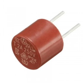 T2A-250V, 2A 250V (T) Gecikmeli Kondansatör Tip Sigorta