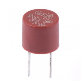 T10A-250V, 10A 250V (T) Gecikmeli Kondansatör Tip Sigorta