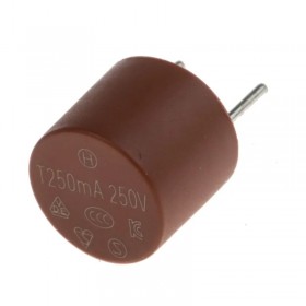 T250MA-250V, 250mA 250V (T) Gecikmeli Kondansatör Tip Sigorta