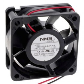06025SA-24P-AA-D0, 60x60x25mm 24VDC 0.12A 2 Kablolu Fan, 2410ML-05W-B50-B00, 06025SA-24P-AA, 2410ML-05W-B50