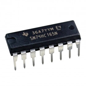 SN74HC165N, 74HC165, High Speed CMOS Logic 8-Bit Parallel-In/Serial-Out Shift Register DIP-16, HC165