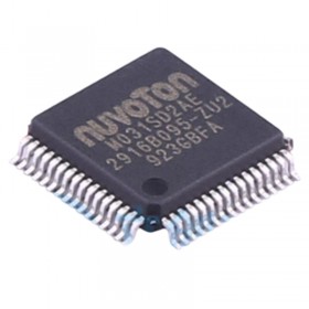 M031SD2AE, ARM® Cortex®-M0 NuMicro™ 32-Bit 48MHz 64KB (64Kx8) FLASH LQFP-64 (7x7mm) SMD Mikrodenetleyici