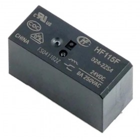 HF115F/024-2ZS4, HF115F, 24VDC 8A Çift Kontak Röle