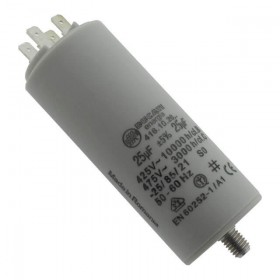 25uF 475VAC 40x92 Plastik Kapasitör