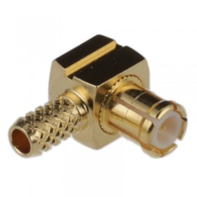 MCX012, MCX Erkek 90' Sıkmalı Konektör, RG-174