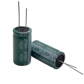 100uF 450V 18x35.5mm 105'C Elektrolitik Kondansatör
