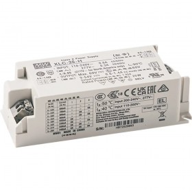 XLC-25-H, 300~1050mA Akım Seçilebilir 25W Sabit Güç LED Sürücü, Mean Well