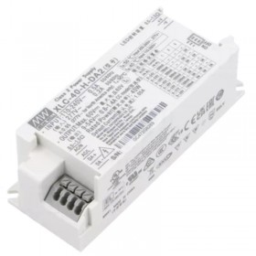 XLC-40-H-DA2, DALI2 DIM 600~1400mA Akım Seçilebilir 40W Sabit Güç LED Sürücü, Mean Well