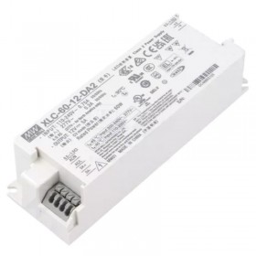 XLC-60-12-DA2, 12VDC 5A DALI2 DIM 60W Sabit Güç LED Sürücü, Mean Well