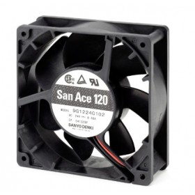 9G1224G102, 120x120x38mm 24VDC 0.50A 2 Kablolu Fan
