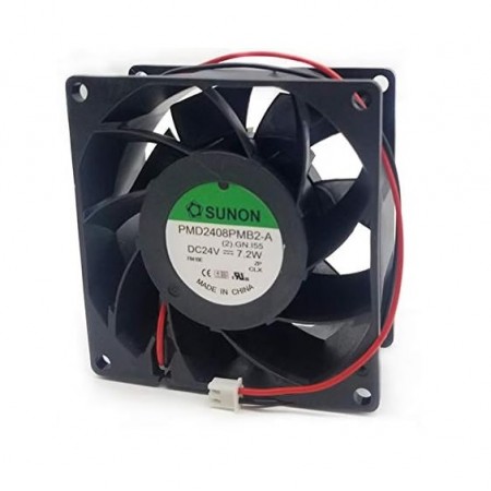 PMD2408PMB2-A(2).GN, 80x80x38mm 24VDC 7.2W 2 Kablolu Fan