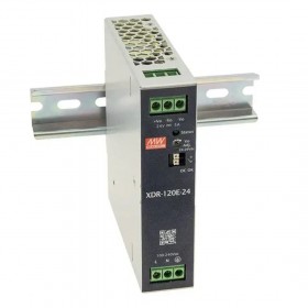 XDR-120E-12, 12VDC 10A Ray Montaj Güç Kaynağı, Mean Well