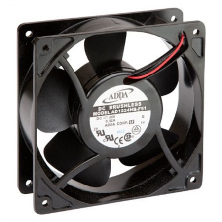 AD1224HB-F51, 120x120x38mm 24VDC 0.32A 2 Kablolu Fan