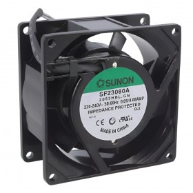 Sunon SF23080A-2083HBL.GN, 80x80x38mm 240VAC 2 Kablolu Metal Fan