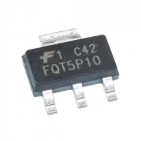 FQT5P10TF, P-Ch 100V 1A SOT-223 SMD Mosfet Transistör