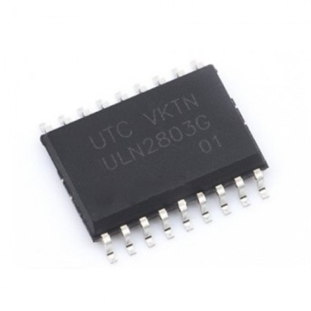 ULN2803G-S18, ULN2803G, 8xNPN 50V 500mA SOIC-18 SMD Darlington Sıra Transistör Entegre, ULN2803, ULN2803G-S18-R