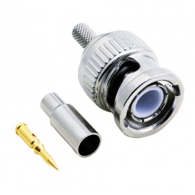 BNC100-1, BNC-100-1, BNC Erkek Sıkmalı Konektör, RG179