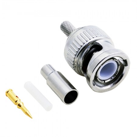 BNC100, BNC Erkek Sıkmalı Konektör, RG174, RG316