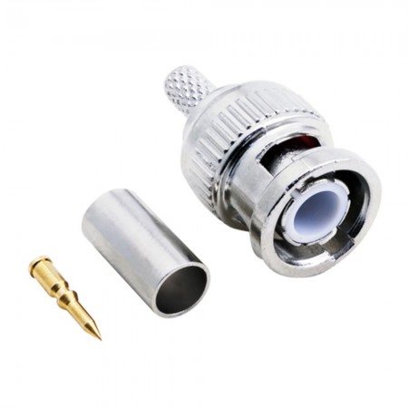 BNC101, BNC Erkek Sıkmalı Konektör, RG58