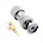BNC108-1, BNC-108-1, BNC Erkek Vidalı Nikel Konektör, RG58, RG59, RG6