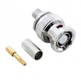 BNC210, BNC-210, BNC Ters Erkek Sıkmalı Konektör, RG58