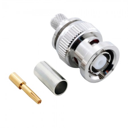 BNC210, BNC-210, BNC Ters Erkek Sıkmalı Konektör, RG58