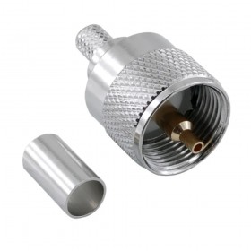 UHF118, UHF-118, UHF Erkek Sıkmalı Konektör, LMR240
