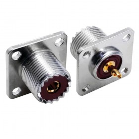 UHF106, UHF-106, UHF Dişi Şase Tip Kare Konektör