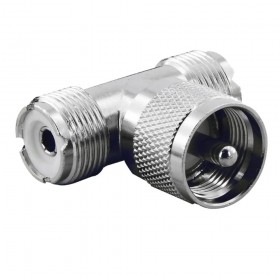 UHF108, UHF-108, UHF Erkek/Dişi/Dişi Ara Konektör