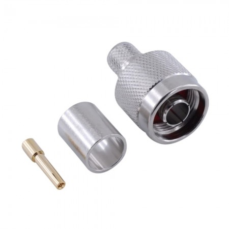 N135, N-135, N Ters Erkek Sıkmalı Konnektör, LMR400