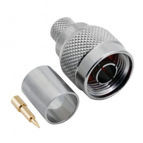 N133, N-133, N Erkek Sıkmalı Konnektör, LMR400