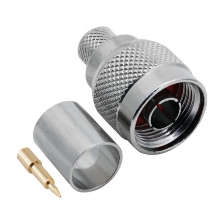 N133, N-133, N Erkek Sıkmalı Konnektör, LMR400