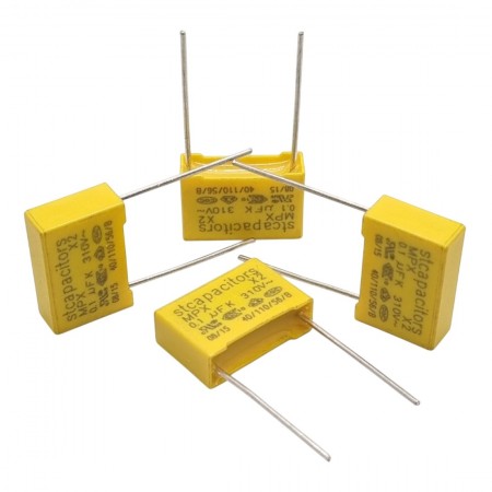 100nF 310V AC MPX X2 15mm Polyester Kapasitör