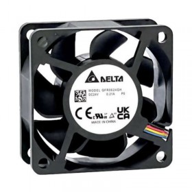 QFR0624GHP0, 60x60x25mm 24VDC 0.21A 4 Kablolu Fan