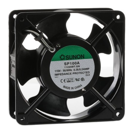 SP100A-1123XBT.GN, 120x120x38mm 115VAC 2 Kablolu Fan