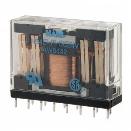NC4D-P-DC24V, 24VDC 5A 4PDT (4 Form C) Röle