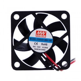 CHA4012BH-10B, 40x40x10mm 12VDC 0.20A 2 Kablolu Fan, Mean Well