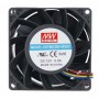 CHT8012BX-W38C, 80x80x38mm 12VDC 5.00A 4 Kablolu Fan, Mean Well
