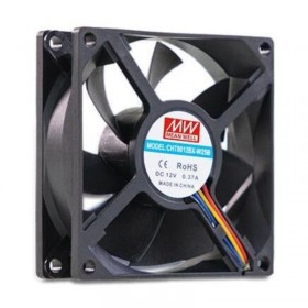 CHA8024BL-38B, 80x80x38mm 24VDC 1.00A 2 Kablolu Fan, Mean Well