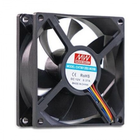 CHA8024BL-38B, 80x80x38mm 24VDC 1.00A 2 Kablolu Fan, Mean Well