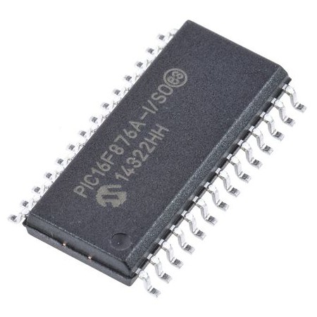 PIC16F876A-I/SO 14KB Flash 368B RAM 20MHz 8-Bit Microcontroller SOIC-28