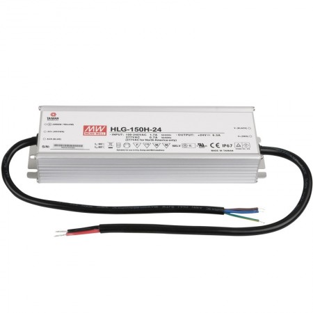 HLG-150H-36, 36VDC 4.2A 151W Sabit Voltaj LED Sürücü, Mean Well