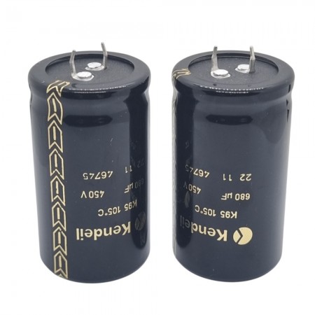 680uF 450V 35x60mm 105' SNAP Elektrolitik Kondansatör, Kendeil K95 680uF 450V 35x60mm, K954506810PM0E060
