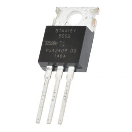 BTA416Y-800B, 800V 16A TO-220AB Triyak, BTA416Y-800BRG