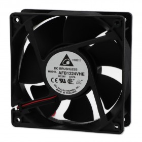AFB1224VHE, 120x120x38mm 24VDC 0.57A 2 Kablolu Fan