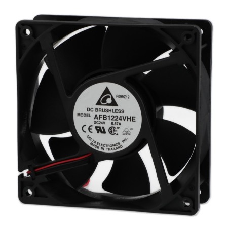 AFB1224VHE, 120x120x38mm 24VDC 0.57A 2 Kablolu Fan
