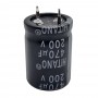 470uF 200V 22x30mm 105'C SNAP Elektrolitik Kondansatör