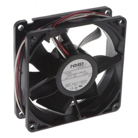 08025SA-24N-EL-D0, 80x80x25mm 24VDC 0.09A 3 Kablolu Fan, 3110SB-05W-B59-E00