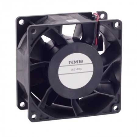 08038RA-24Q-GA-00, 80x80x38mm 24VDC 0.80A 2 Kablolu Fan