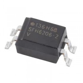 SFH6206-2T, SFH6206-2, Optocoupler AC-IN 1-CH Transistor DC-OUT SMD-4